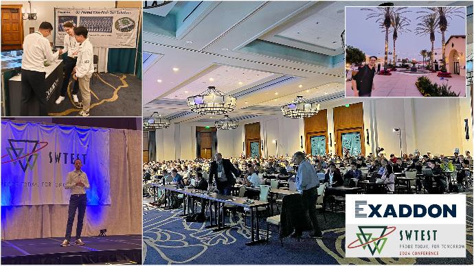 Exaddon exhibited and presented at SWTest USA 2024 in Carlsbad, California. SWTest is the foremost microelectronics testing conference. 