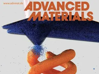 Advanced Materials 2016 journal with Exaddon on the front cover