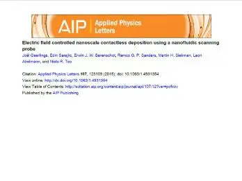 Applied Physics Letters 2015 journal paper featuring Exaddon research